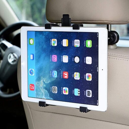 iPad Car Mount Headrest Holder Back Seat for 8 to 11 Inches any Apple iPad. back seat ipad holder, ipad car back seat holder