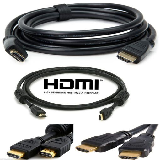 Hi Speed HDMI Cable Gold Plated H-Speed for LCD HDTV 3D PS3 Xbox 360 SKY