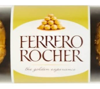 (16 Pack) Ferrero Rocher T3 Milk Chocolate and Nut Croquante