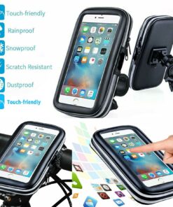 Waterproof Motorcycle Phone Mount Holder Handlebar iPhone Holder