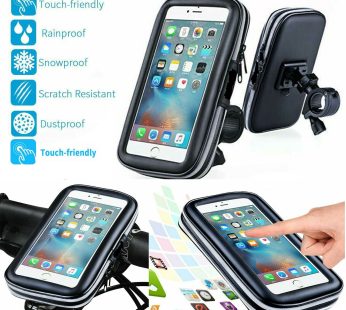 Waterproof Motorcycle Phone Mount Holder Handlebar iPhone Holder