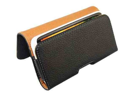 Leather Phone Pouch Hustler for Belt Waist Loop Universal