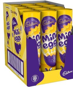 Cadbury Mini Solid Chocolate Eggs Tubes