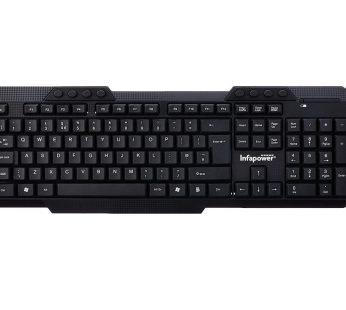 Wireless Multimedia Keyboard Full Size Infapower X204