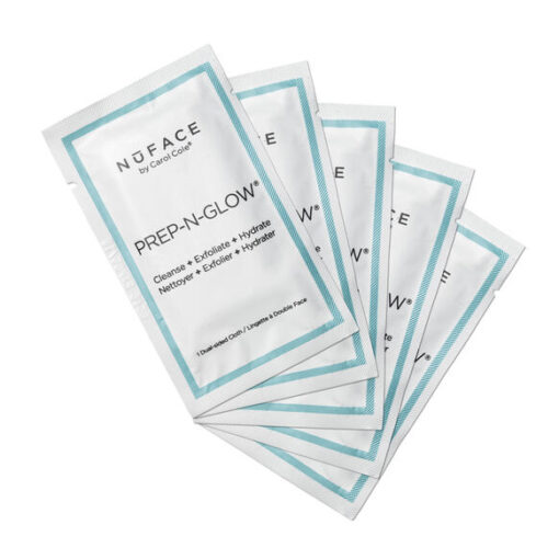 Nuface Prep n glow Cleansing and Exfoliating Cloths