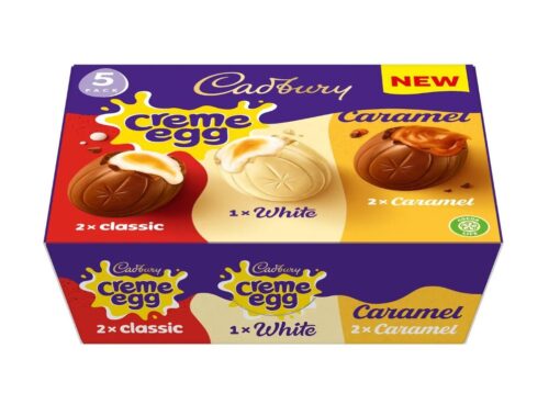 Cadbury Mixed Creme Egg 5pk Cadbury Classic Cadbury White