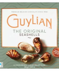 Guylian Hazelnut Chocolate The Original Seashells The Original Seashells 22 Chocolates With Hazelnut Praliné Filling 250g