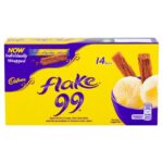 Cadbury Flake 99 14 bar Chocolate for Ice Cream Topping UK