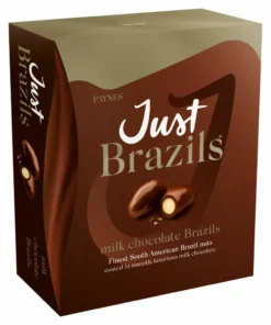 Just Brazils Milk Chocolate Brazils Box 150g