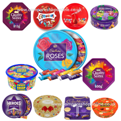 Christmas Gift Chocolate Tubs Sweet Treat Gift Box
