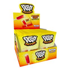 Bazooka Push Pop Dipperz 12g Bags, Lollipop Fizzy Twist