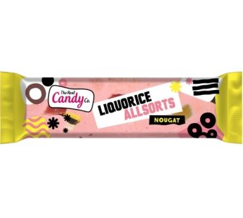 The Real Candy Co. Liquorice Nougat Bars 130g