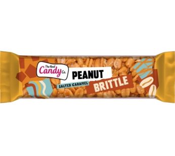 The Real Candy Co. Salted Caramel Peanut Brittle Bars 100g