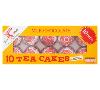 Tunnock’s Milk Chocolate Tea Cakes Multipack, 10 Cakes 24g
