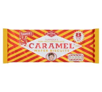 Tunnock’s Real Milk Chocolate Caramel Wafer Biscuits Multipack, 30g