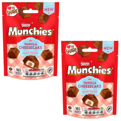 Munchies Vanilla Cheesecake Flavour Chocolate Sharing Bag 97g