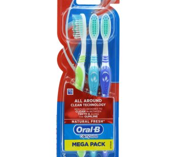 Oral-B Complete All Around Clean Technology Toothbrushes 3pc Mega Pack