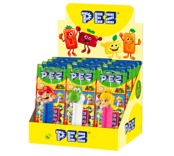 Pez Super Mario 1+2 Impulse Packs 17g, 6 Super Mario dispensers to choose from
