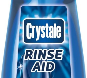 Crystale Total Action Dishwasher Rinse Aid, Streak Free Formula, 500 ml